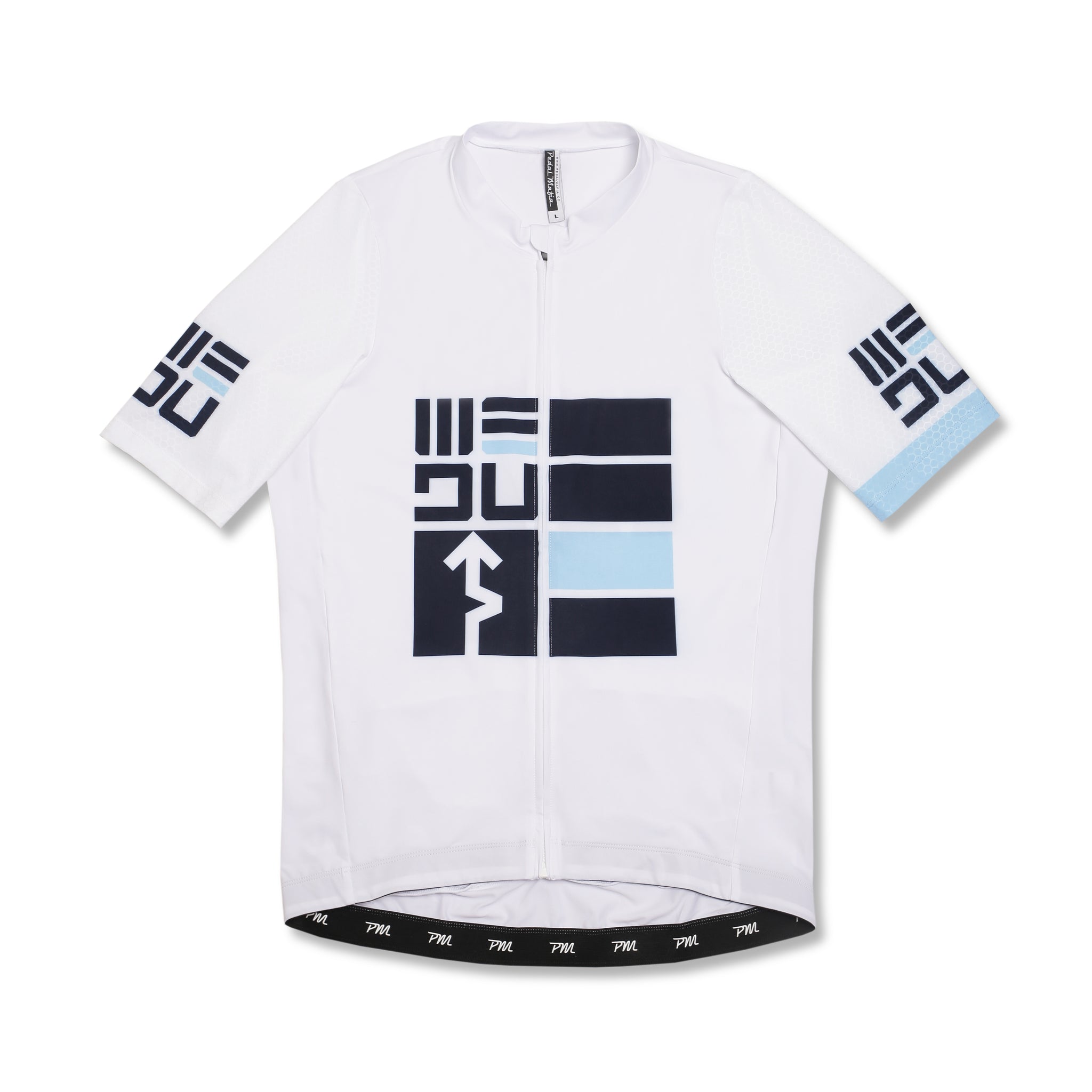 WEDŪ Pro White and Navy Jersey