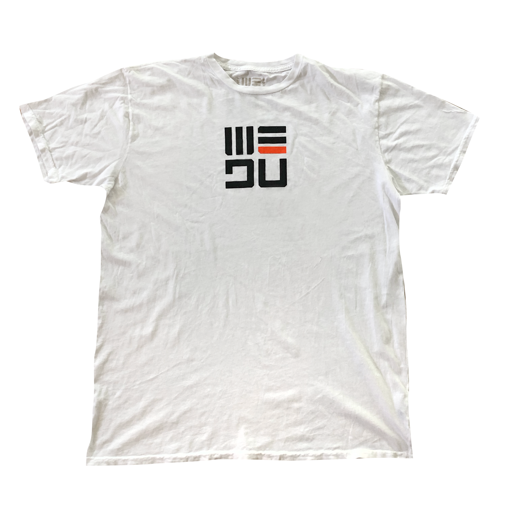 white wedu logo t
